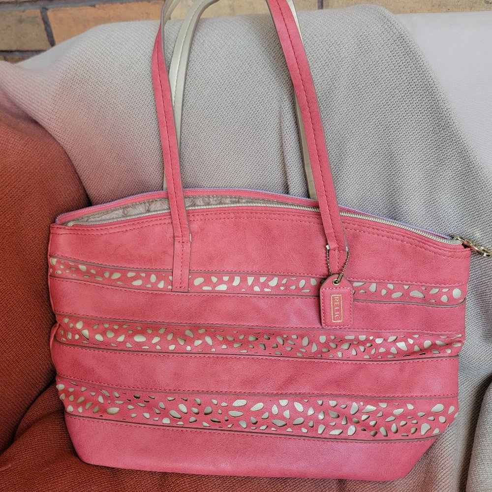 Relic - Coral Summer Tote/Purse